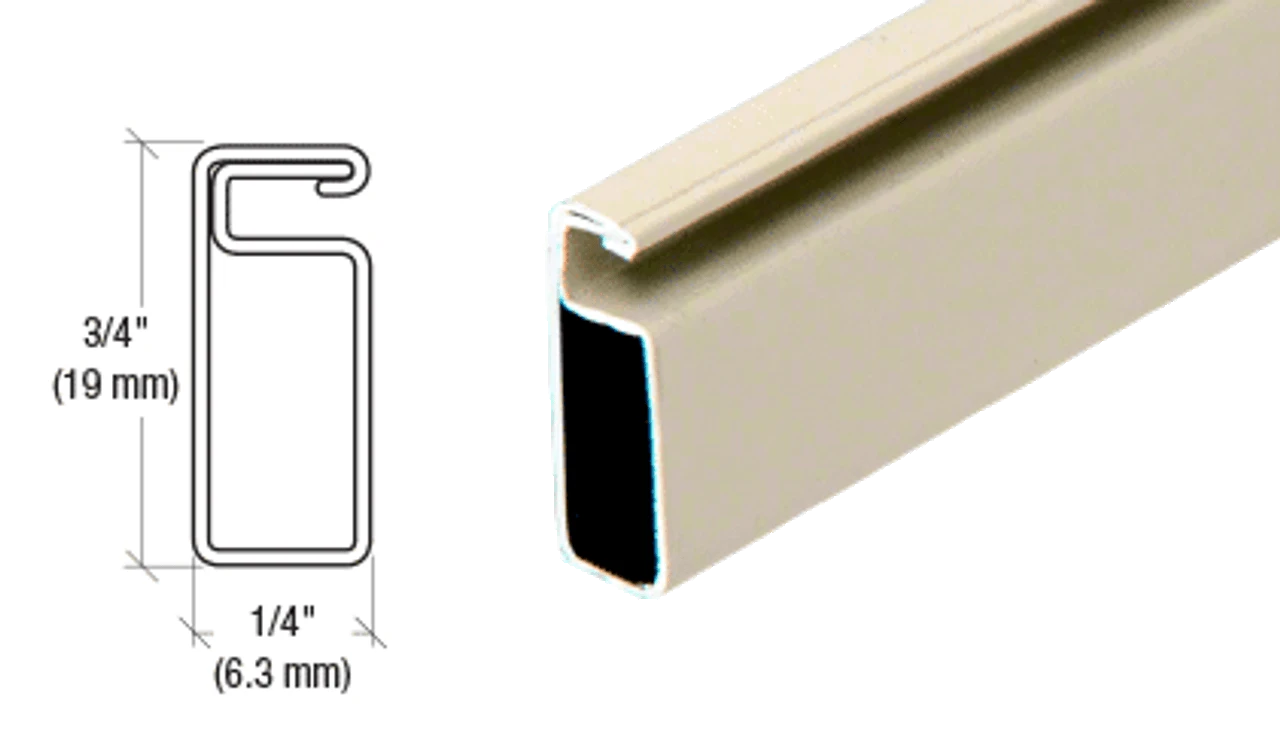 1/4 X 3/4 Painted Screen Frame