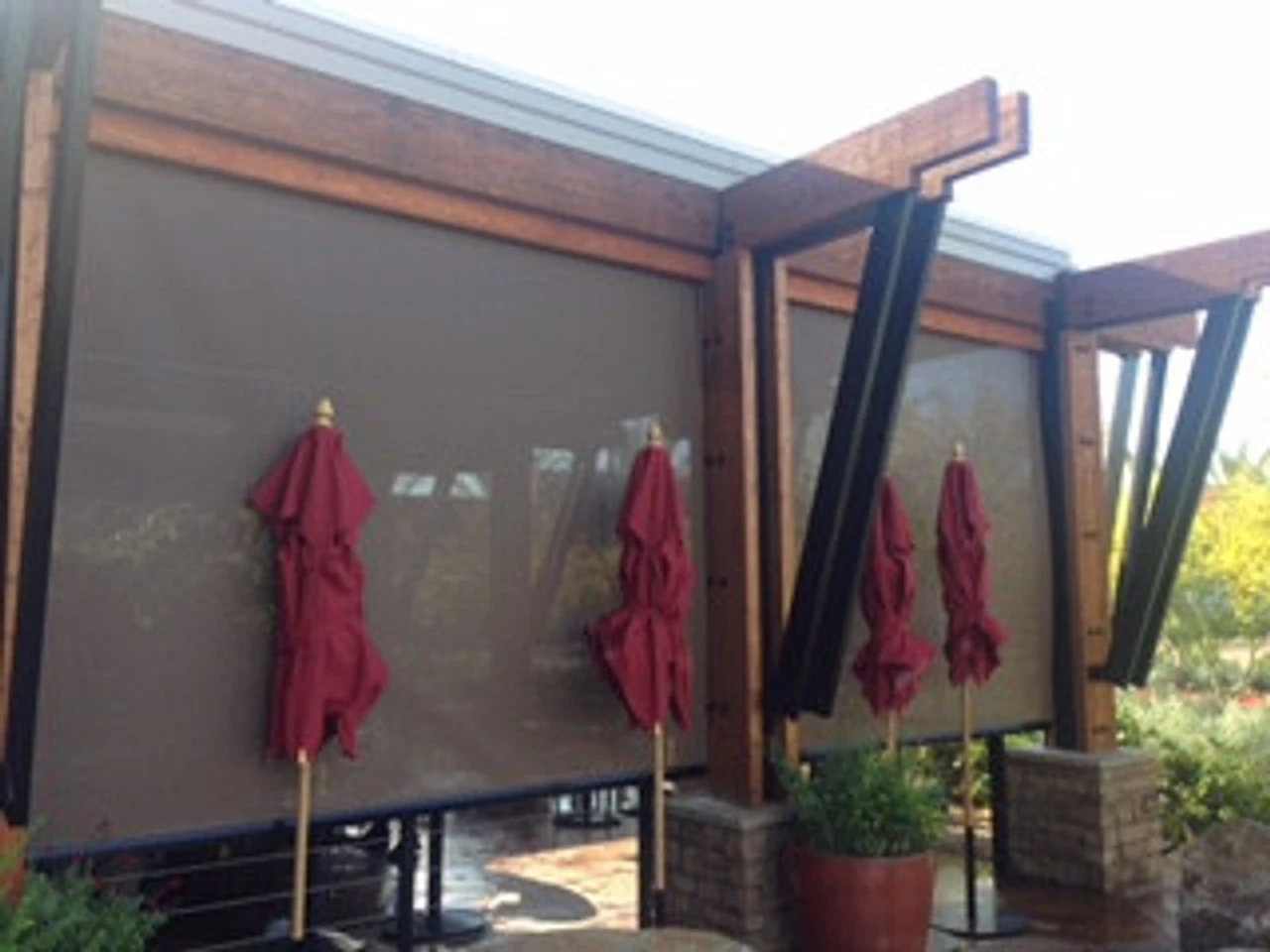 Interior Custom Roll-Up Solar Shade