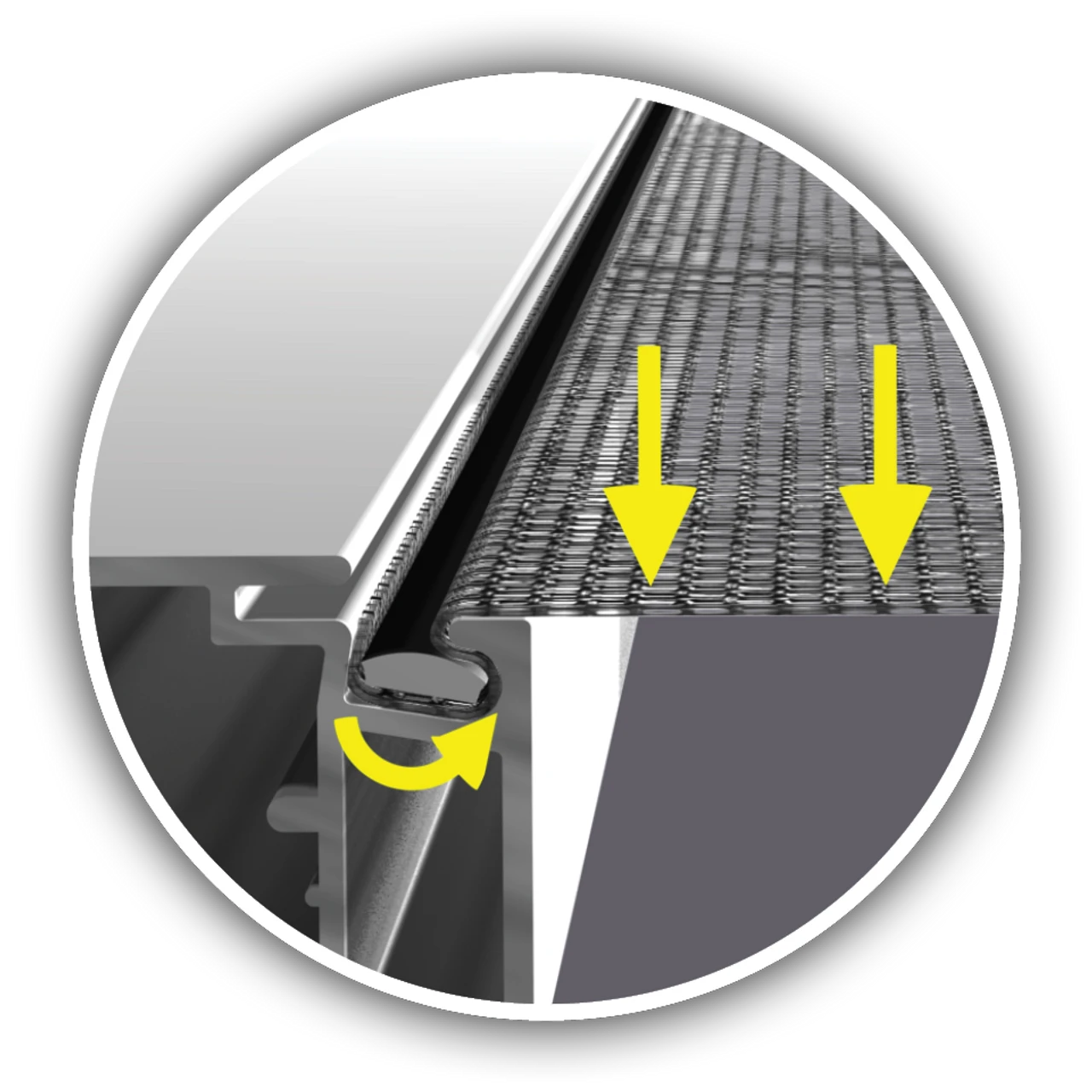 HERCULES EXTRUDED Sliding Screen Door UNASSEMBLED - Image 11